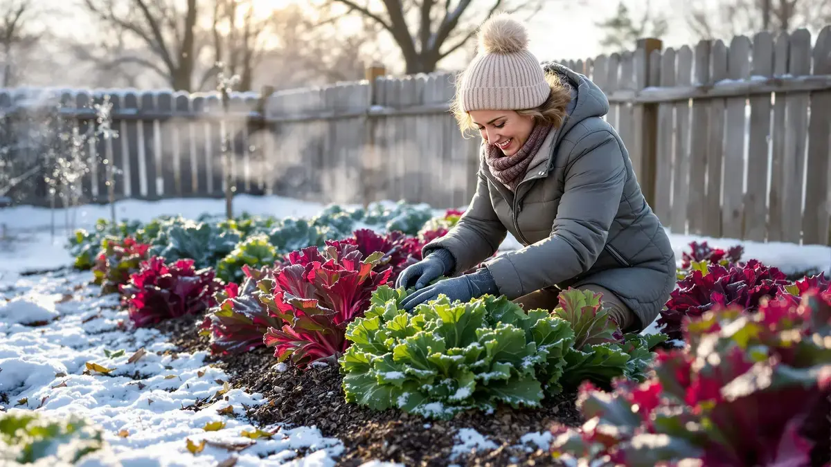 Červená kadeřavá kapusta odolné odrůdy k pěstování v zimě