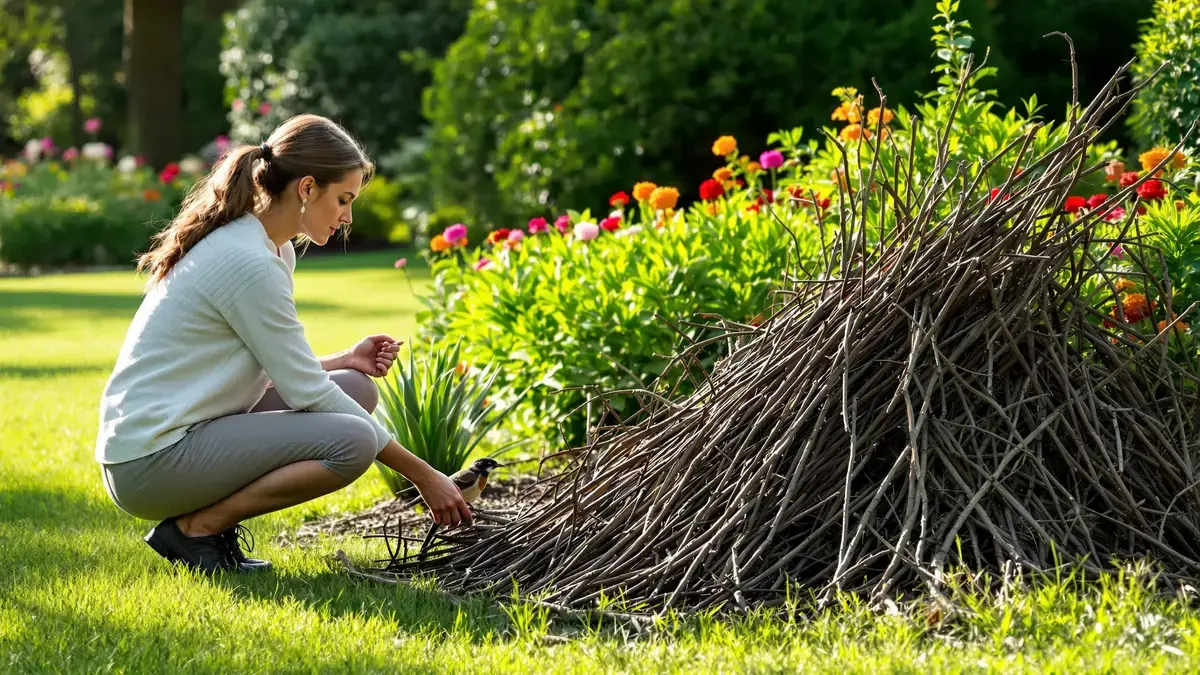 Tento chytrý trik pomáhá ptákům stavět hnízda a zároveň zkrášluje vaše květinové záhony