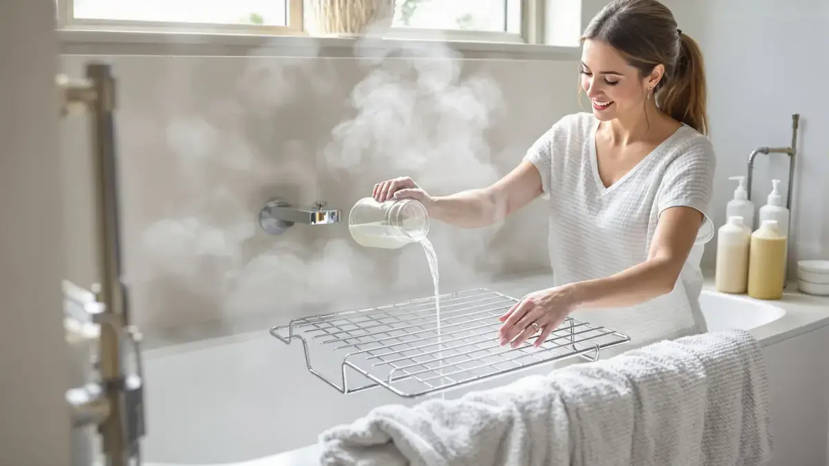 Tento koupelnový trik umožní vyčistit rošty trouby za 30 minut bez drhnutí a agresivních přípravků